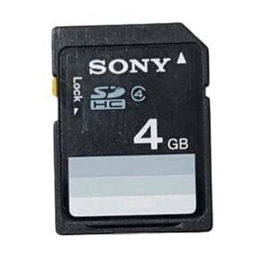 Sony 4GB SDHC Class 4 SD Card